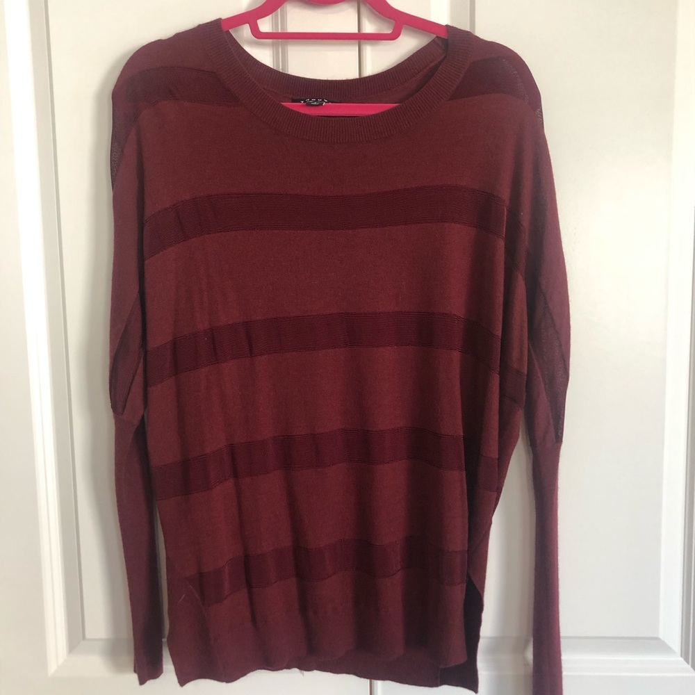 Trouvé Burgundy oversized sweater
